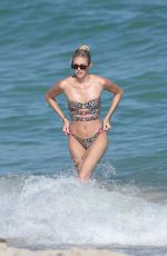 DEVON WINDSOR and GABBY WESTBROOK-PATRICK in Bikinis at a Beach in Miami 02/17/2019