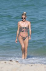 DEVON WINDSOR and GABBY WESTBROOK-PATRICK in Bikinis at a Beach in Miami 02/17/2019