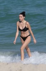 DEVON WINDSOR and GABBY WESTBROOK-PATRICK in Bikinis at a Beach in Miami 02/17/2019
