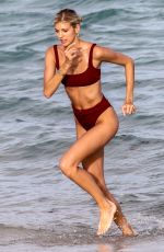 DEVON WINDSOR in Bikini at a Beach in Miami 02/23/2019