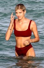 DEVON WINDSOR in Bikini at a Beach in Miami 02/23/2019