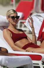 DEVON WINDSOR in Bikini at a Beach in Miami 02/23/2019