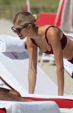 DEVON WINDSOR in Bikini at a Beach in Miami 02/23/2019