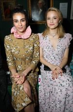 DIANNA AGRON at Erdem Fashion Show at London Fashion Week 02/18/2019
