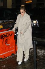 DOUTZEN KORES Arrives at Her Hotel in New York 02/12/2019