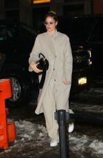 DOUTZEN KORES Arrives at Her Hotel in New York 02/12/2019