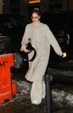 DOUTZEN KORES Arrives at Her Hotel in New York 02/12/2019