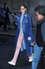 DOUTZEN KROES Leaves Michael Kors Fashion Show in New York 02/13/2019