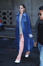 DOUTZEN KROES Leaves Michael Kors Fashion Show in New York 02/13/2019