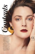 DREW BARRYMORE in Marie Claire Magazine, Australia April 2019