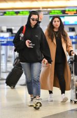 DU LIPA at Los Angeles International Airport 02/14/2019