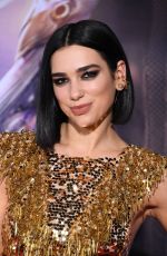 DUA LIPA at Alita: Battle Angel Premiere in Los Angeles 02/05/2019