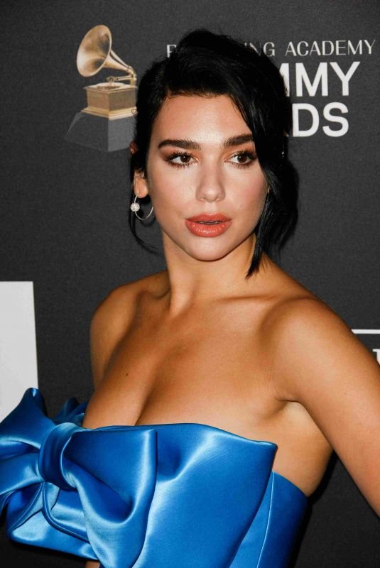 DUA LIPA at Clive Davis Pre-grammy Gala in Los Angeles 02/09/2019