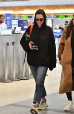 DUA LIPA at LAX Airport in Los Angeles 02/14/2019