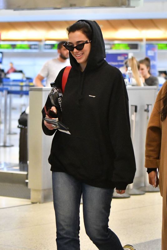 DUA LIPA at LAX Airport in Los Angeles 02/14/2019