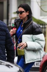 DUA LIPA Leaves Her Home in London 02/17/2019