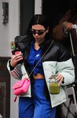 DUA LIPA Leaves Her Home in London 02/17/2019