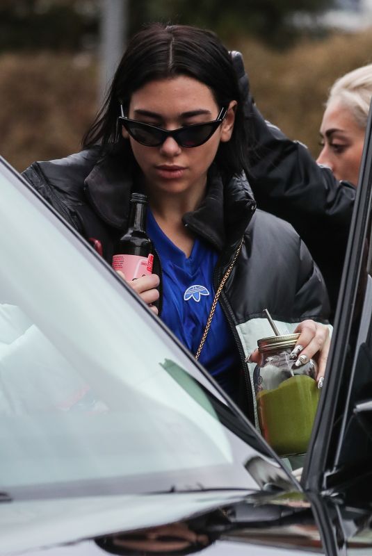 DUA LIPA Leaves Her Home in London 02/17/2019