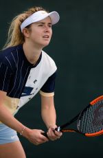 ELINA SVITOLINA Practises at 2019 Dubai Duty Free Tennis WTA Championships in Dubai 02/18/2019
