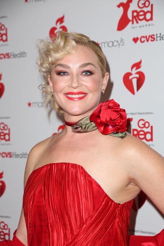 ELISABETH ROHM at Heart Truth Go Red for Women Red Dress Collection Runway in New York 02/07/2019