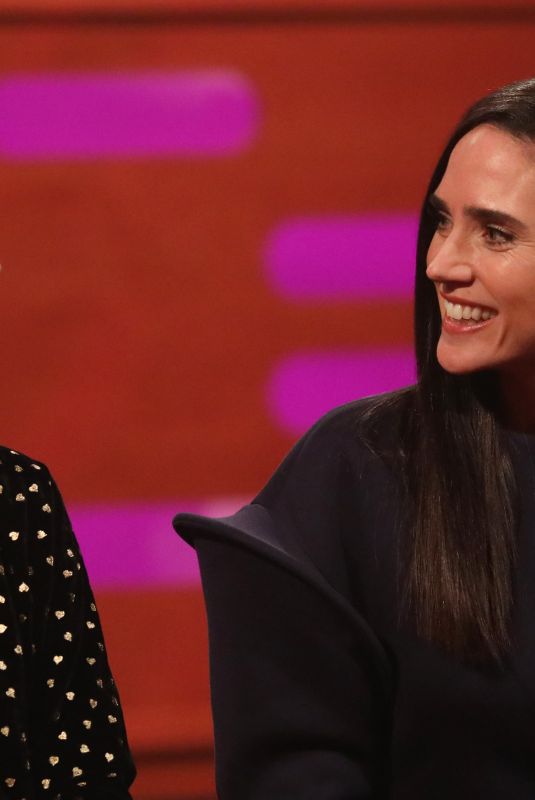 ELIZABETH BANKS and JENNIFER CONNELLY at Graham Norton Show in London 01/31/2019