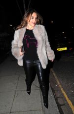 ELIZABETH HURLEY Bight Out in London 02/26/2019