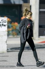 ELIZABETH OLSEN Heading to a Gym in Los Angeles 02/26/2019