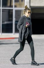 ELIZABETH OLSEN Heading to a Gym in Los Angeles 02/26/2019