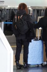 ELLA PURNELL at LAX Airport in Los Angeles 02/19/2019