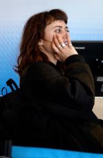 ELLA PURNELL at LAX Airport in Los Angeles 02/19/2019