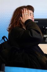 ELLA PURNELL at LAX Airport in Los Angeles 02/19/2019