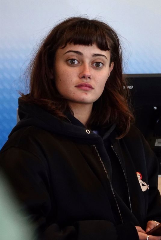 ELLA PURNELL at LAX Airport in Los Angeles 02/19/2019