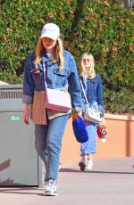 ELLE and DAKOTA FANNING Out at Universal Studios in Los Angeles 02/23/2019