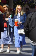 ELLE and DAKOTA FANNING Out at Universal Studios in Los Angeles 02/23/2019