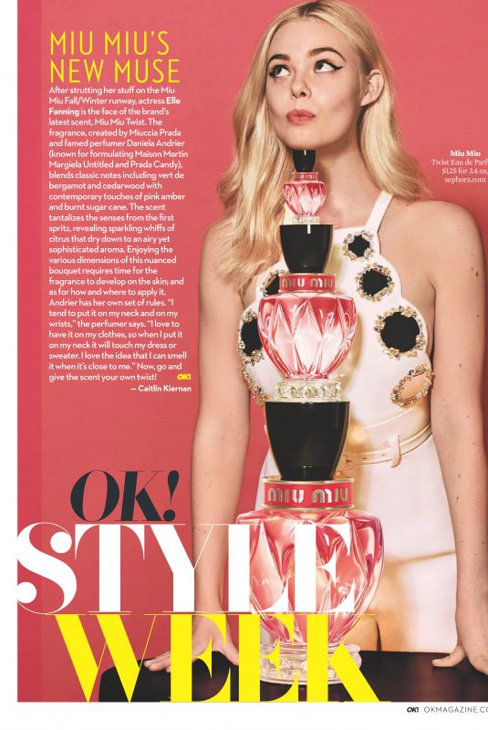 ELLE FANNING in OK! Magazine, February 2019
