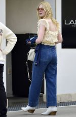 ELLE FANNING Out Shopping in Beverly Hills 02/27/2019
