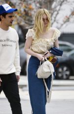 ELLE FANNING Out Shopping in Beverly Hills 02/27/2019