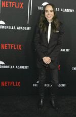 ELLEN PAGE at The Umbrella Academy Premiere in Hollywood 02/12/2019