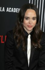 ELLEN PAGE at The Umbrella Academy Premiere in Hollywood 02/12/2019