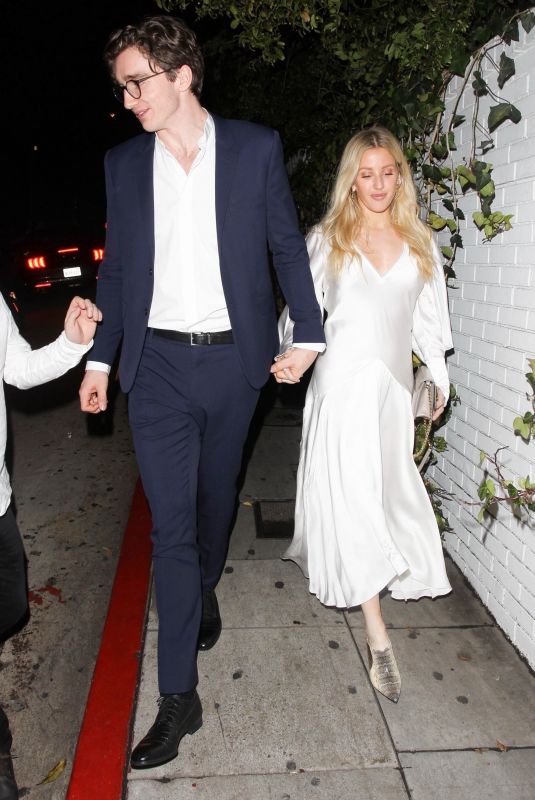 ELLIE GOULDING and Caspar Jopling at Chateau Marmont in West Hollywood 02/14/2019