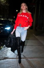 ELSA HOSK Night Out in New York 02/13/2019