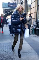 ELSA HOSK Out at New York Fashion Week 02/04/2019