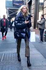 ELSA HOSK Out at New York Fashion Week 02/04/2019