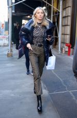 ELSA HOSK Out at New York Fashion Week 02/04/2019