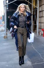 ELSA HOSK Out at New York Fashion Week 02/04/2019