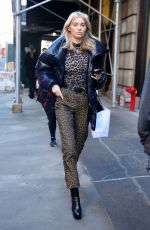 ELSA HOSK Out at New York Fashion Week 02/04/2019