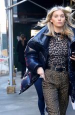 ELSA HOSK Out at New York Fashion Week 02/04/2019