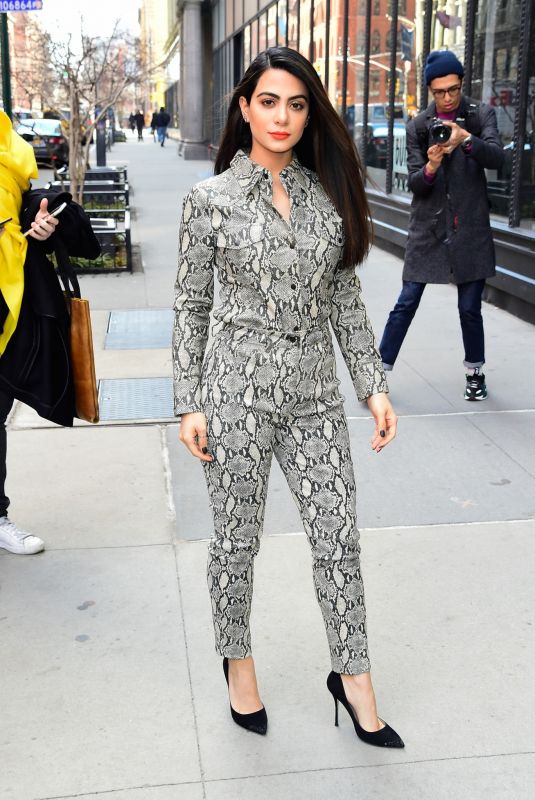 EMERAUDE TOUBIA Arrives at Build in New York 02/25/2019