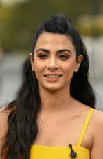EMERAUDE TOUBIA on the Set of Extra at Universal Studios 02/27/2019