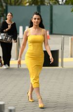 EMERAUDE TOUBIA on the Set of Extra at Universal Studios 02/27/2019
